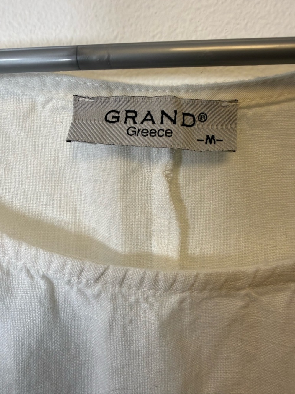 Grand Greece 100% Linen Sleeveless A-line Top Ombré Blue Women’s Medium NWOT - Picture 2 of 8